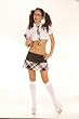 2 PC Sexy School Girl Costume