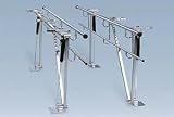 Single Person Adjustable Height & Width, Counterbalanced, Floor Mounted Parallel Bars 16' Handrails