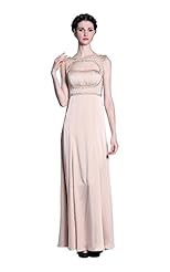 Lace Draped Chiffon/Polyester Evening Dress/Mother-of-the-Bride Dress/Party Dress/Wedding Dress 