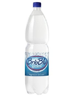 ロケッタ（ROCCHETTA） ブリオブルー 発泡炭酸水 ペットボトル(PET) 1ケース（1500ml×12本） [硬度158.0/中硬水/イタリア産]