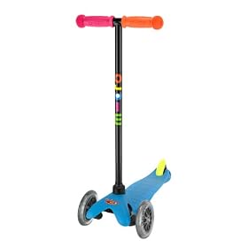 Mini Micro Scooter Neon Blue Limited Edition