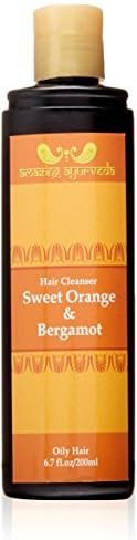 Amazing Ayurveda Nourishing Hair Cleanser, Sweet Orange and Bergamot, 6.7 Fluid Ounce by Amazing Ayurveda