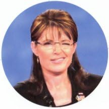 Sarah Palin's Vice-Presidential Wink - 3 Inch Pinback Button