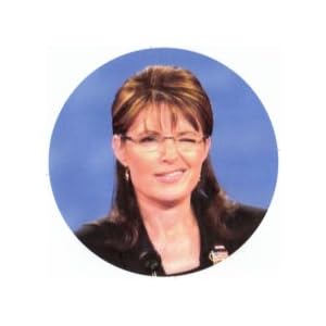 Sarah Palin's 2008 Lipstick Vogue Button Collection