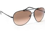 Serengeti Sunglasses Large Aviator Black Frame with Drivers Gradient Lenses
