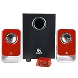 LS21 2.1 Speakers - Red