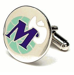 Vintage Dallas Mavericks Cufflinks - NBA Basketball Sports Themed Formal Wear