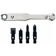 General Tools 8071 Ratchet Offset Screwdriver Set