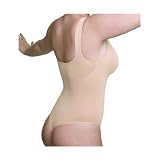 Lipo in a Box "Original Firm Control" Thong Tank Bodysuit, Nude or Black, XS to 2X