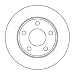 Produkt-Bild: 2 AUTEK Bremsscheiben hinten AUDI A6 2.8quattro 2.5TDIquattro 2.7Tquattro 3.0quattro 1.8Tquattro 2.4quattro ALLROAD 2.7Tquattro 2.5TDIquattro