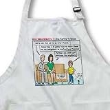 Rich Diesslins Funny Ten Commandments Cartoons - Ten Commandments 7 Stay Faithful to Spouse - Aprons