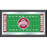 OSU Framed Football Field Mirror