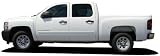 2007-2012 GMC Sierra Crew Cab Body Side Moldings (Victory Red 74/WA9260/GCN)