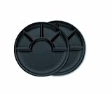 Kela 67847 2 Fondueteller Arcade 26 cm, schwarz