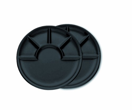 Kela 67847 2 Fondueteller Arcade 26 cm, schwarz Preisvergleich