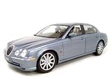 JAGUAR S TYPE BLUE 1:18 SCALE DIECAST MODEL