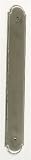 Top Knobs, Handle Backplates - M865, Beaded Back Plate in Satin Nickel