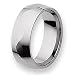 Polished Faceted Tungsten Carbide Ring (8.0 mm) - Sizes 7-13