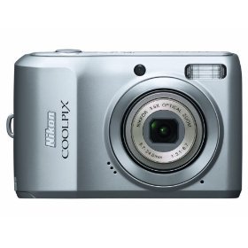 Nikon Coolpix L19 8MP Digital Camera with 3.6 Optical Zoom and 2.7 inch LCD (Silver)