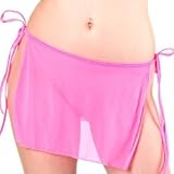 Mesh tie side mini skirt.