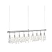 P.Neuhaus 15019-17 Pendelleuchte 109 x 150 cm / 9 x 40 W / E14 / chrom