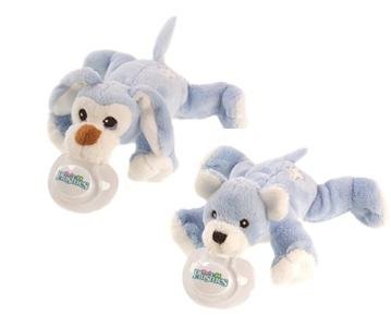 Paci Plushies P-nut the Puppy and Bentley the Bear (Boy Package)