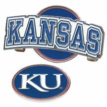 Kansas Jayhawks Slider Clip With Golf Ball Marker Of 3)