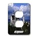 Florene Germany - German Castle - Light Switch Covers - 2 plug outlet cover