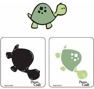 Provo Craft Cuttlekids SHELLIE the Turtle Die Cut 2pc by Cuttlekids