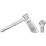 Clear Glass Hookah Hammer 6 Arm Percolator Bubbler Oil Rigs Recycler 14cm (5.5") Tall