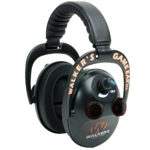 Walkers Game Ear PMQBLK Power Muff Quads Waft Electric