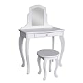 Circo® Kids Vanity Table and Stool - White