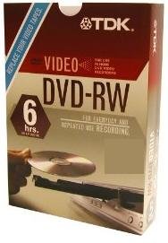 TDK DVD-RW 4X 4.7GB 1 Pack Rewriteable DVD