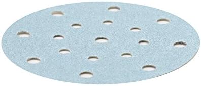 Mestool 617-GP Blue 6-Inch 17-Hole 80 Grit Granat Abrasives 100-Pack (80)