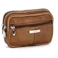 Tan Leather Belt Loop Pouch'