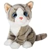 Wild Republic 88809 - Wild Watcher Katze�Tiger Kuscheltier aus Pl�sch- Neuheit, grau 18�cm
