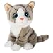 Wild Republic 88809 - Wild Watcher Katze�Tiger Kuscheltier aus Pl�sch- Neuheit, grau 18�cm