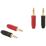 Brand New Monster Cable Monster Tips Banana Extra-Thick Speaker Cable Connectors (Model No. Mt R-H Mkii; Standard Tips)
