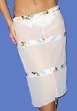 Surfer Girl 3-tiered long skirt