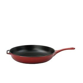 Chasseur Cast Iron 28cm Cast Handle Chilli Red Frypan