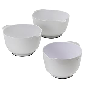 KitchenAid 3-pc. Mixing Bowl Set - White by KitchenAid