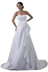Strapless Satin/Silk/Taffeta Backless Floor Length Evening Dress 