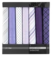 7 Pack - Pure Cotton Assorted Handkerchiefs