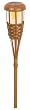 Paradise GL23922 Solar-Powered LED Bamboo-Finish Torch Light