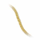 7 1/4 inch Braided Rope Bracelet