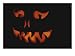 Silhouette of a Smiling Face on a Jack-O-Lantern Photographic Poster Print by Stephen Sharnoff, 24x18