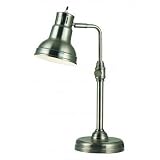 20 One Light Desk Lamp Finish: Antique Nickel