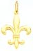 Jewelry : 14kt Gold Fleur de Lis Charm