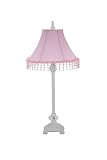 Medium Pink Pearl Flower Lamp With Shade