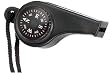 Rothco Super Compass and Thermometer Whistle - Black
